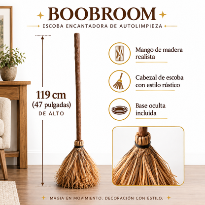 Escoba con Sensor de Movimiento y Sonidos